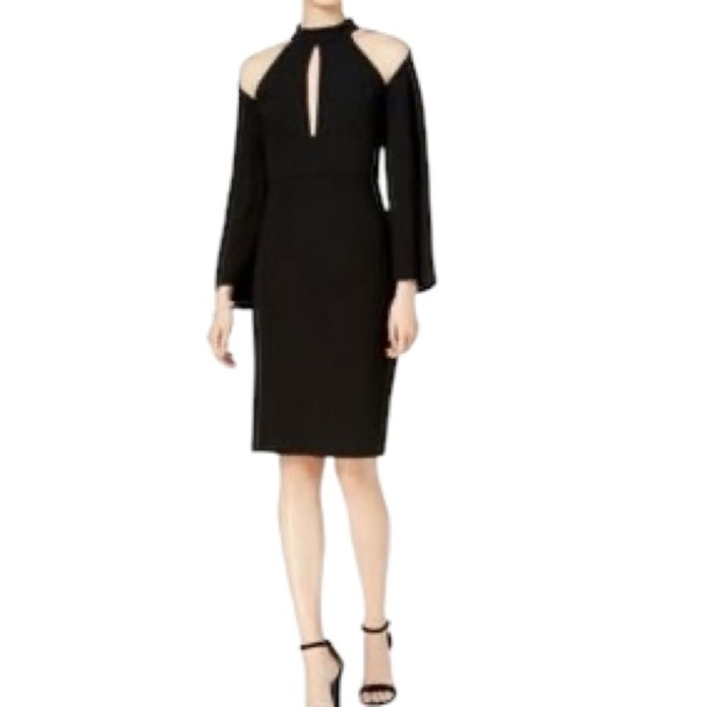 Bardot Black Midi Dress Size 4 NWT